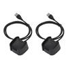 2Pcs Charger USB Charging Cable Dock Stand for Fitbit Versa 2 Health and Fitness Smartwatch