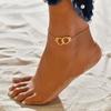 Anklet - SHOP-STORY - Freedom - Gold - Adjustable - Metal