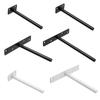 Floating Hidden Screw Mounting Plate Concealed Metal Brackets Wall Shelves Supports Shelf Bracket