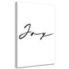 Canvas Print, Caption Joy