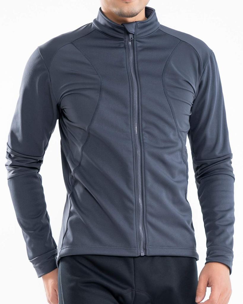 Welkruz Winter Cycling Windproof and Cycling Cycling Wear for Road Size Men's Jacket, Cold-Resistant, Jersey, Bicycles, Bikes, WL-BB059 (Gray, S)