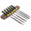 6Pcs 140mm Mini Metal Filing Rasp Needle File Wood Carving Tools for Steel Rasp Needle Filing Woodworking Hand File Tool