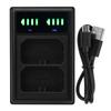 Portable Camera Battery Dual Port Charger Charging Dock with LCD Display for NPFZ100