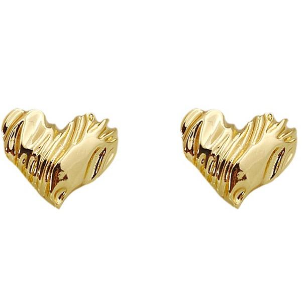 Exaggerated Heart Earrings: 925 Silver Needle, High-End Niche Design, Fashionable and Versatile.