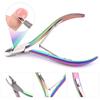 Cuticle Nail Nipper Manicure Cutter Trimmer Rainbow Color Cuticle Dead Skin Remover Clipper Trimmer Scissors Nail Art Tool