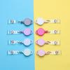 Office Supplies ID Name Card Anti-Lost Clip Stationery Retractable Key Ring Lanyards Badge Holder