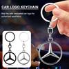 1Pcs 3D Metal Car Badge Keychain Zinc Alloy Keyrings Auto Accessories For Mercedes Benz GLC GLA CLA GL A B C Class W176 W246 W205 X253 X156 C117