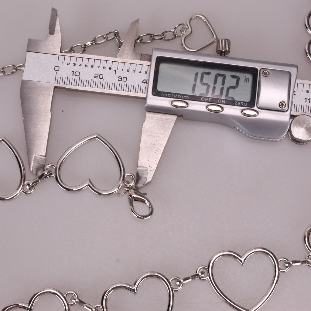 Women Fashion Classic Waist Chain Love Heart Hollow Girdle Hip Hop Style Waistband