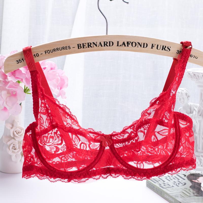 Artdewred Sexy Women Lace Bra Mesh Bralette Lingerie Female Seamless Unpadded Floral Brassiere