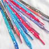 Fancy Print Shoelace Rubber Band For Casual Shoes Men Women Colorful Graffiti Laces For Sneakers Sport Shoestring Accessories