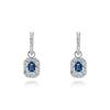 Swarovski 5619500 Una Angelic Hoop Drop Earrings