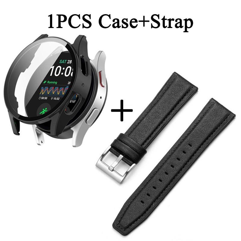 Case+Strap For Samsung Galaxy Watch 7 Watch7 44mm 40mm FE Accessories Watchband Protective Case With Screen Protector Shell Cover