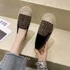 Female Footwear Espadrilles Women's Shoes Round Toe Canvas On Offer Young On Sale Summer 2024 Cotton New Arrival Low Price A 39