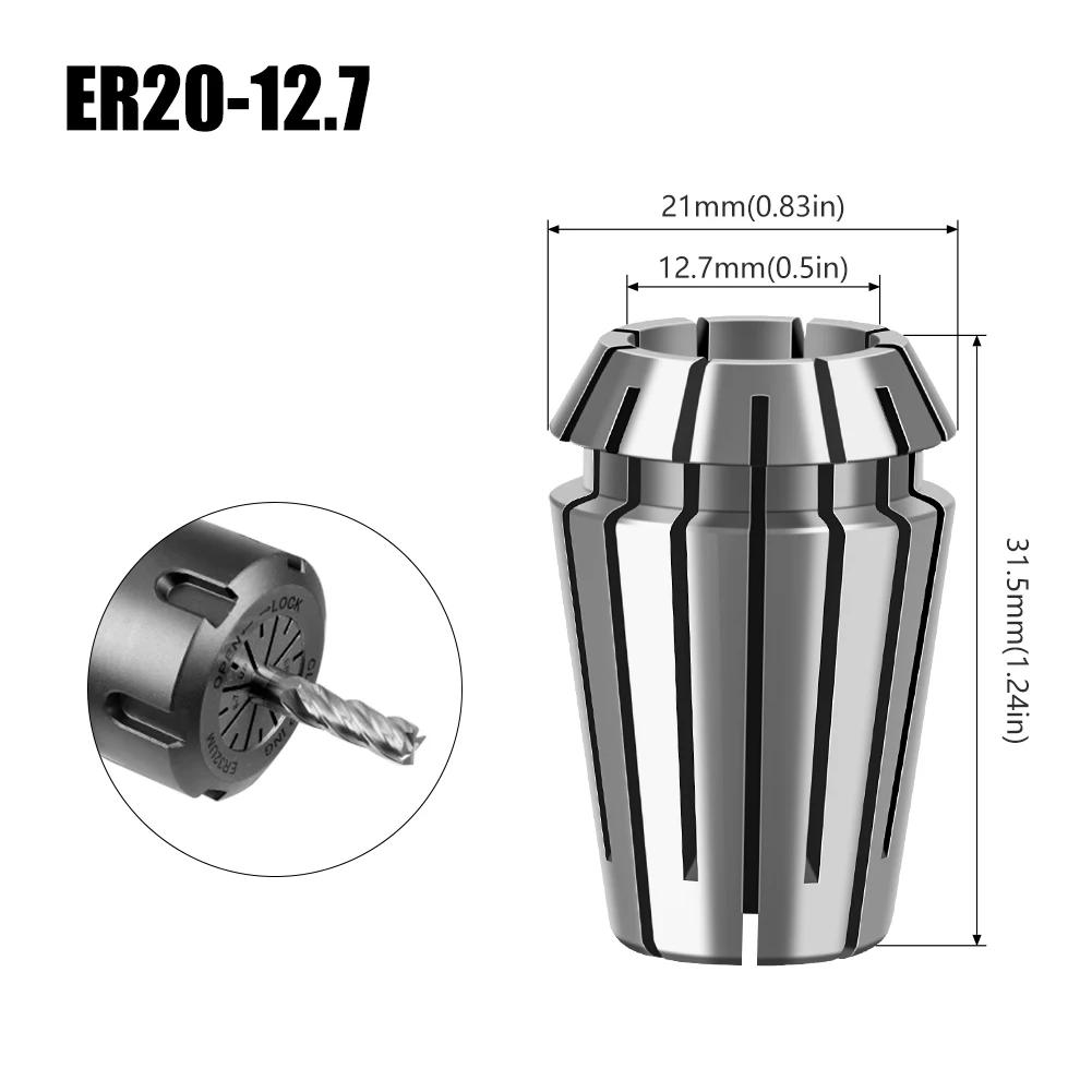 ER Collet ER16 ER20 Collet Chuck Engraving Machine Spindle Milling Cutter CNC Lathe Tool Drill Collets