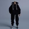 1/12 Movie Anime Game Photography Fashion Clothes Clothes for Action Figures Hoodie Clothes + Pants (Body, Head, Shoes, Etc. Not Included) Black