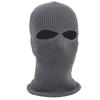 Winter Knit Cap Warm Soft 2 Holes Full Face Ski Hat Balaclava Hood Army Tactical