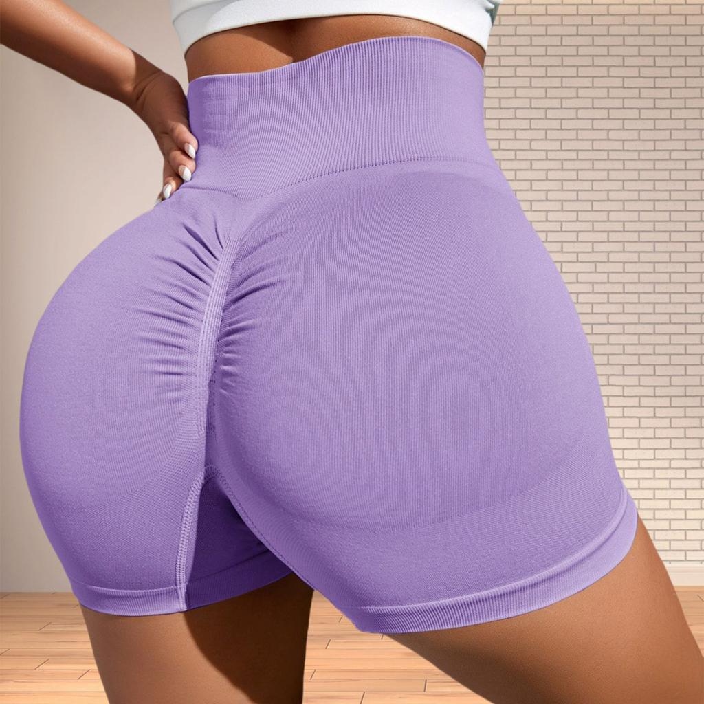 Women's High Waist Peach Lift Hip Sports Shorts Tight Yoga Shorts