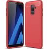 Protective Case - Samsung - Galaxy A6 Plus 2018 - TPU - Shockproof - Red