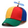 Funny Snapback Hat Helicopter Propeller Adventure Dad Hat Rainbow Bamboo Dragonfly Baseball Cap For Adult Kids Boys Girls