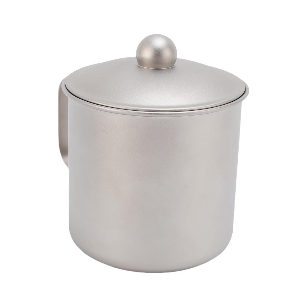 Camping Cup Camping Mug 360ml Pure Ti Cup with Lid for Outdoor Water Coffee Tea Cup for Cooking Tea Coffee Survival Gear