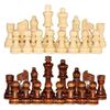 32PCS International Wooden Chess 2.2 In Chess Game King Word Chess Set International Chess Tables
