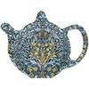 [Q9792] — Сине-зеленый держатель для сумки William Morris Collection (Snakeshead) — 12x9. 8 см