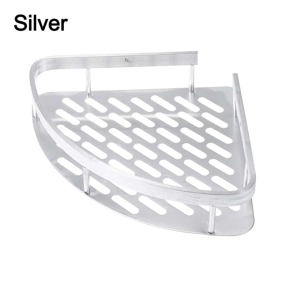 Wall Mount Shower Storage Rack Holder Aluminum Shampoo Storage Rack Holders Bathroom