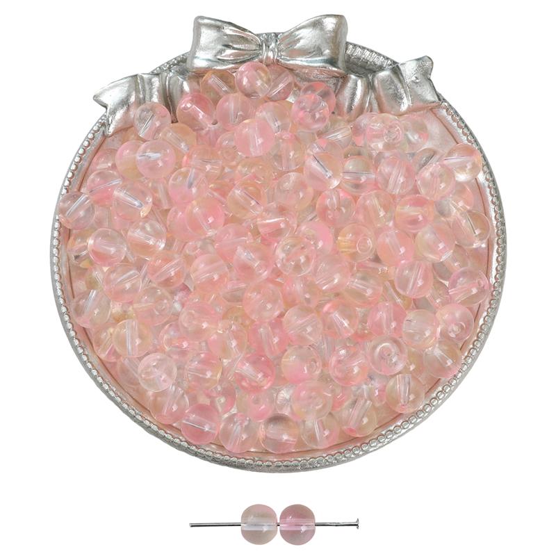 2000Pcs Crystal Glass Beads Jelly Bubble Loose Spacer Beads for DIY Necklace Bracelet Jewelry Making