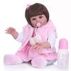 48CM Reborn Dolls Soft Silicone Lifelike Baby Girl Doll Washable Vinyl Full Body Anatomically Correct