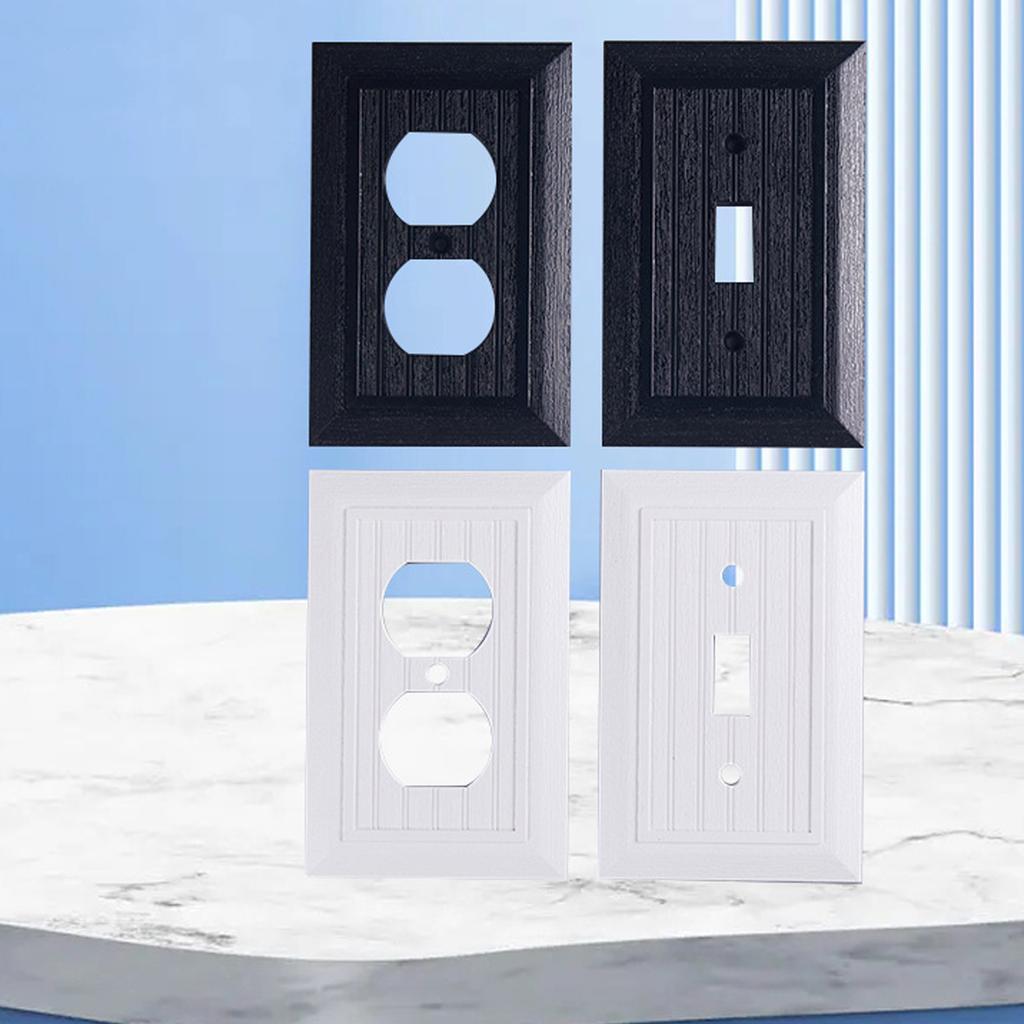Electric Socket Plug Covers Electrical Receptacle Wall Plate Faceplates Covers Light Switches Socket Cover Enduring