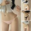Women American Sexy Spaghetti Strap Elastic Breathable Low Waist Seamless Panties Anti-septic Slim Underwear Lady G-string Inner Wear Clothes Bikini