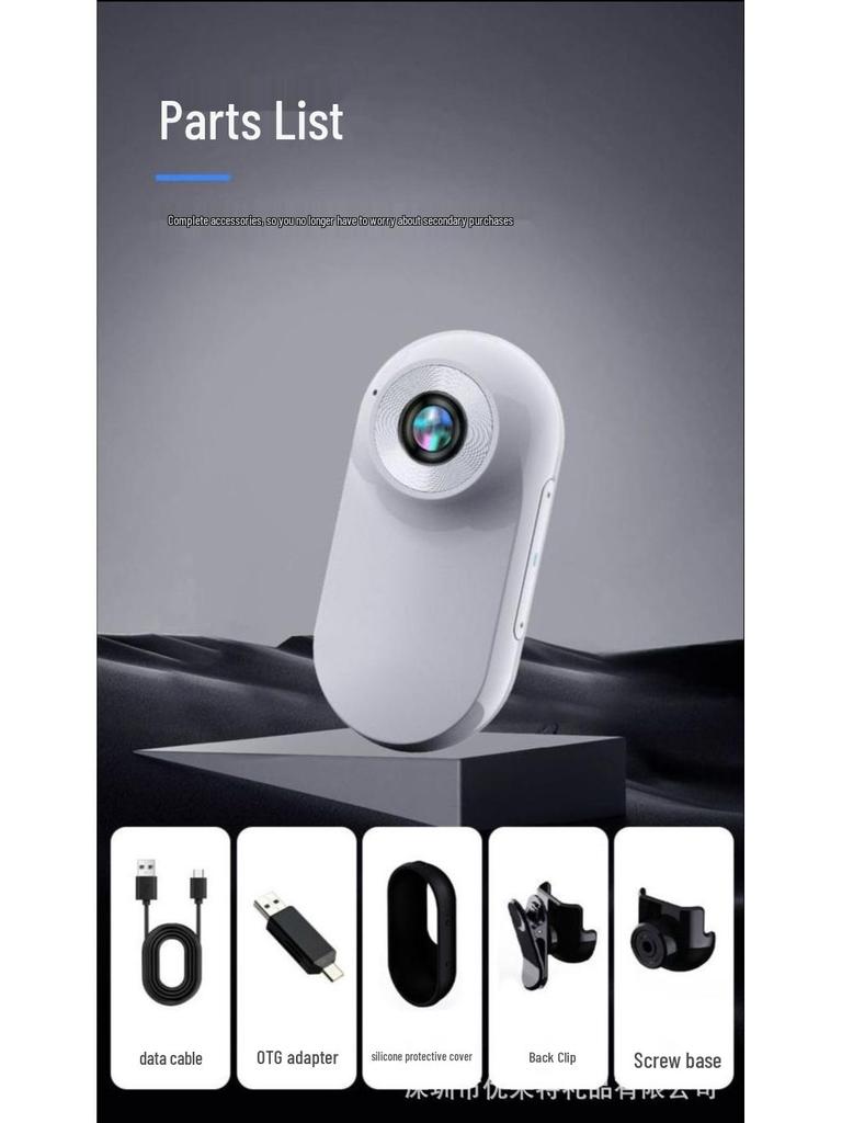 Спортивная мини-камера 1080P: Портативная уличная экшн-камера для велоспорта и домашних животных