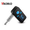Bluetooth 5.0 Receivers Car Kit with Mic Music Wireless Adapter A2DP 3.5mm Stereo Audio For Phones