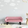 VidaXL Children's Sofa Pink 70x40x24 Cm Velvet, Mini Sofa, Mini Sofa Chair, Mini Sofa for Children, Sofa of 3196352