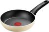 Сковорода Tefal 20 см IH Gas Fire Не содержит вредных веществ, таких как и титан Excellence Vanilla Beige Frying Beige G18202 [Только онлайн]