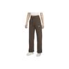 Solid Color High Waist Casual Drawstring Wide Leg Knit Sports Pants Women Pants Brown FZ7208-237