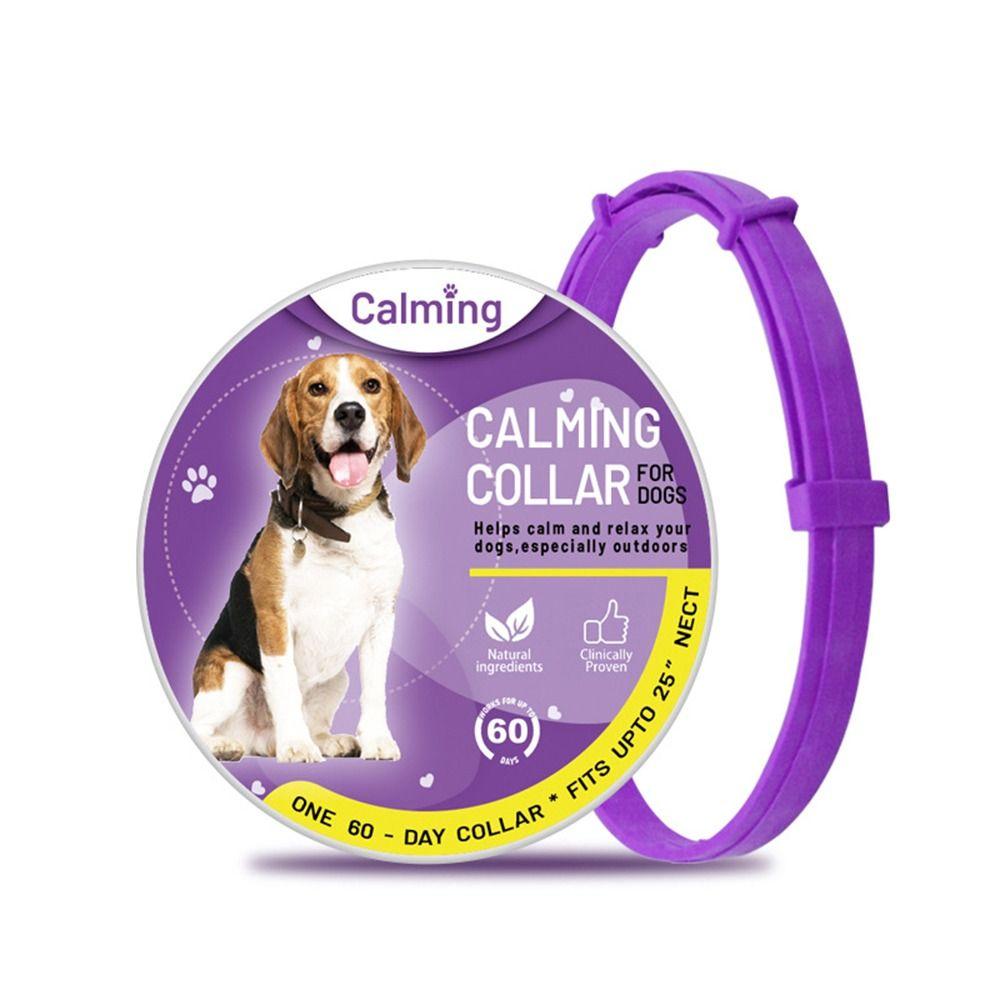 TPR Soothing Pacify Pet Calming Collar Stress Reduction Anxiety Relief Dog Cat Necklace