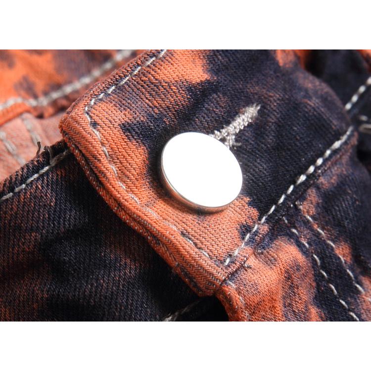 2024 Personalized Wash Water Elastic Jeans For Men, Straight Tube Slim Fit Retro Jeans