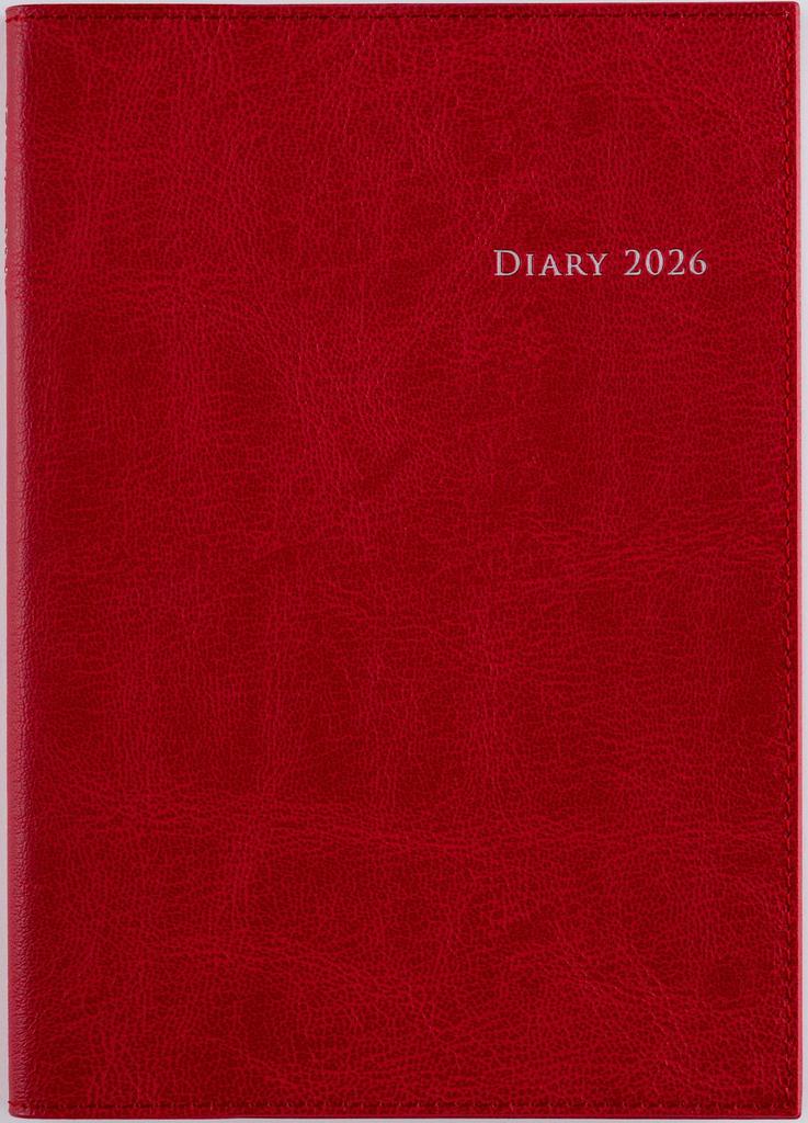 Takahashi 2026 A5 Weekly Desk Casual 432 December Diary, 2, Red, No. (Starts 2025)