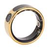 Smart Ring Gold Touch Display Screen Gesture Control IP68 Water Proof Sleep Activity Fitness Tracker Ring Size 8