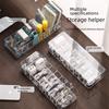 Dustproof Data Cable Storage Box with Transparent Cover & Mobile Charging Cable Organizer