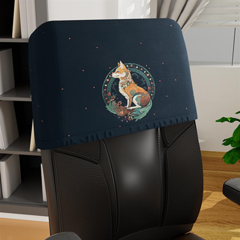 Новый эластичный чехол для подголовника кресла Boss, чехол для офисного кресла, чехол для подголовника вращающегося кресла, чехол для подголовника компьютерного кресла, пылезащитный