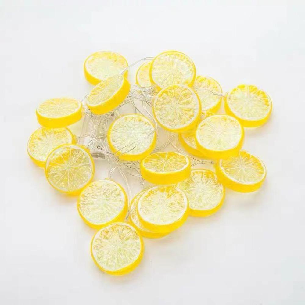 2m Lemon Orange Light Lemon-shaped Decorative Lights Quality Fairy Light Yard
