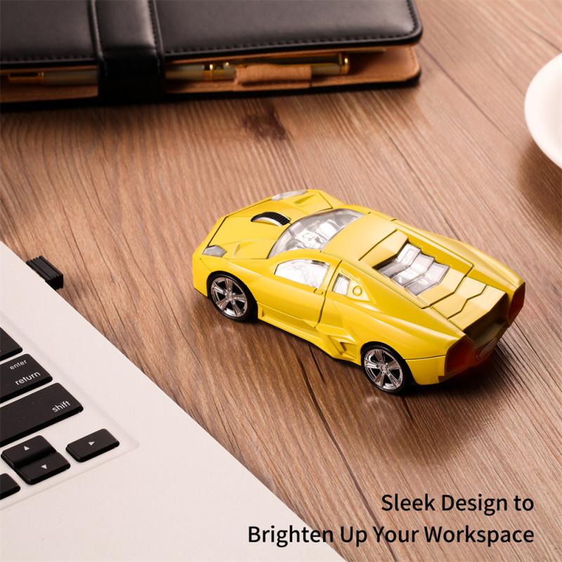 Creative Optional Sport Car Wireless Mouse M2233 Car Model Mouse Sports Car Model Mouse 1000DPI Mini 3D Gaming Mice Mouse Pad