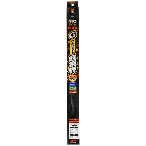 Soft 99 (SOFT99) Glaco Wiper Blade Glaco Wiper Graphite Super Visibility Blade GB-5 Automotive Wiper Length 400mm Rubber Width 6mm square/U Clip Super