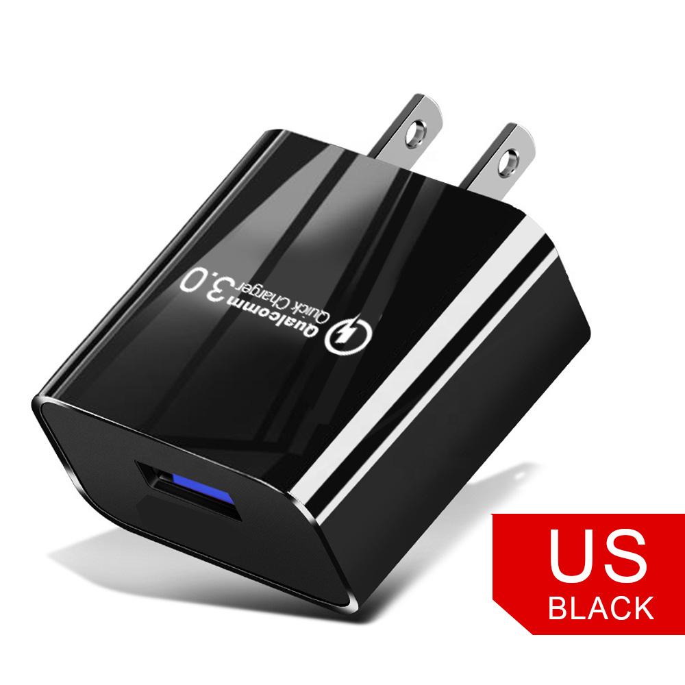 3A QC3.0 Fast Charger 18 USB Charger Quick Charge 3.0 Phone Charger for iPhone for Samsung Xiaomi Redmi EU US Plug