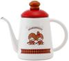 Fuji Enamel Monchhichi Check Coffee Pot 11cm MNC-11CP