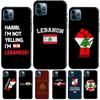 Чехол для телефона с флагом Ливана для iPhone 13 11 Pro Max 12 mini X XR XS Max 6S 7 8 Plus SE 2020, задняя крышка