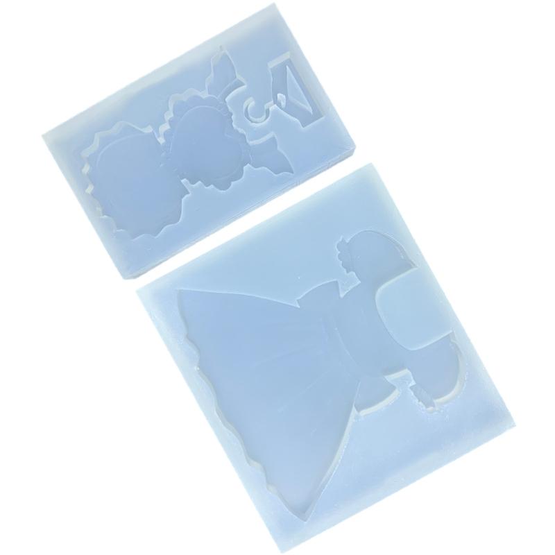 Easy To Clean Ornament Silicone Mold Unique Maid Accessory Crafting Silicone Mold Stylish Party Decors Making Moulds