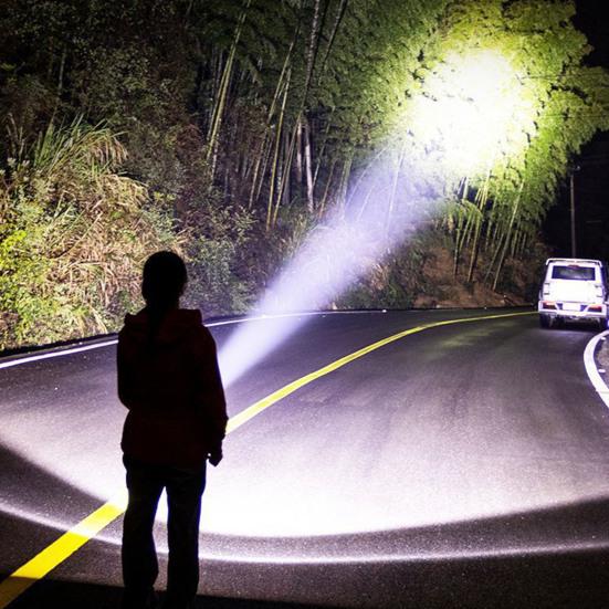 High Lumens Ultra-Bright LED Flashlight Waterproof Compact Size Portable Rechargeable Emergency Torchlight Camping Gear